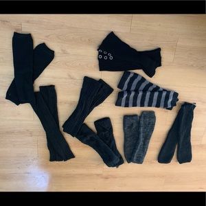 8 set of leg warmers